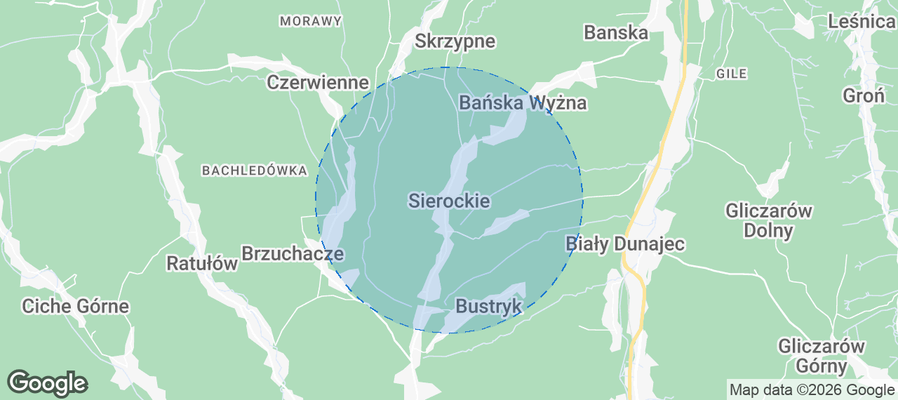 Sierockie Airbnb map